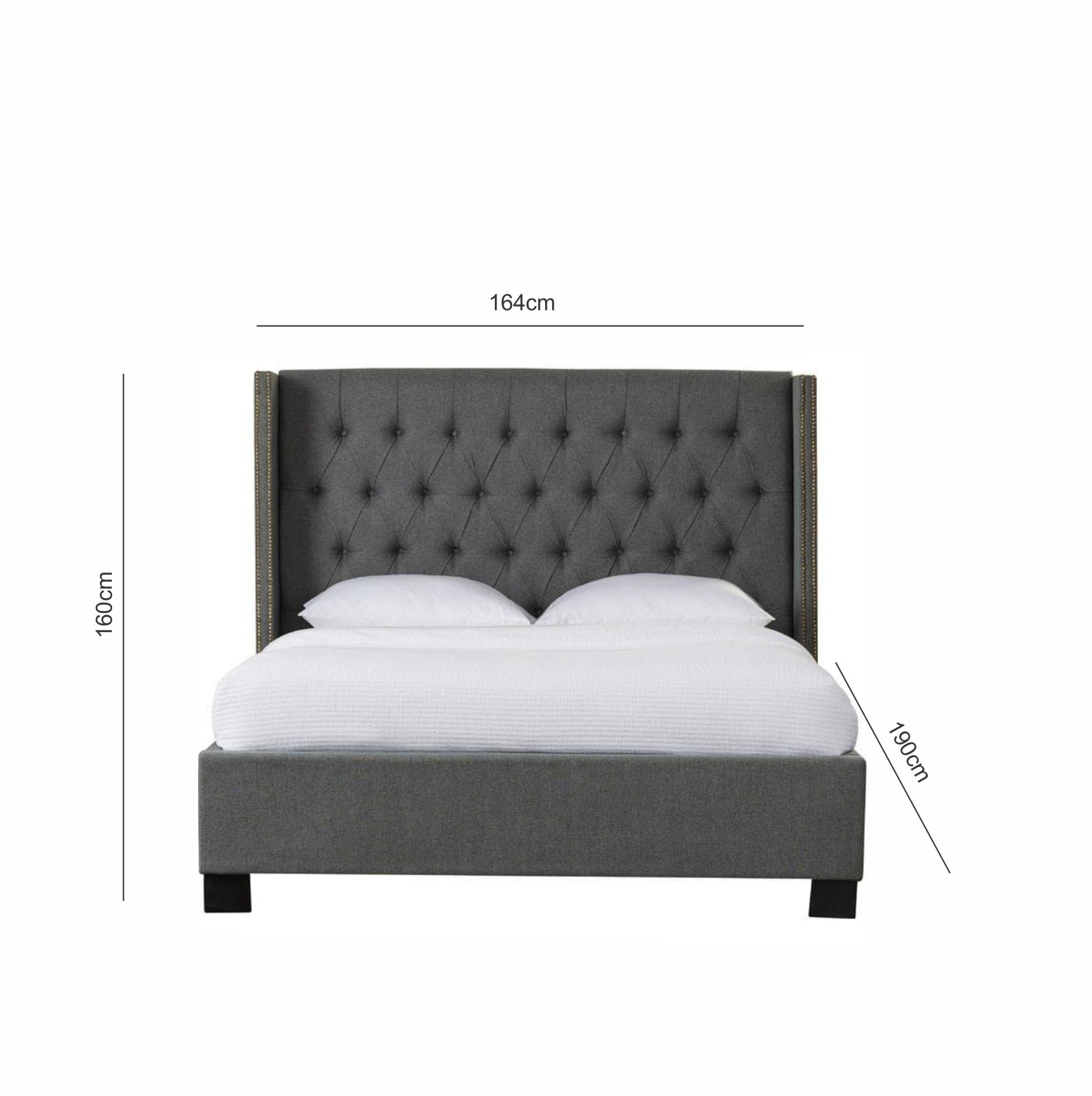 Arlington Button Upholstered Bed Sleep Zone