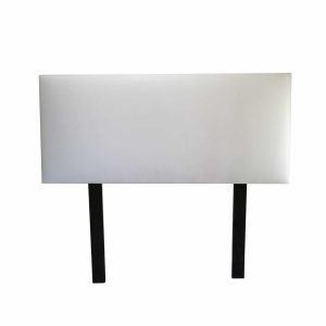 Upholstered Headboard White Double